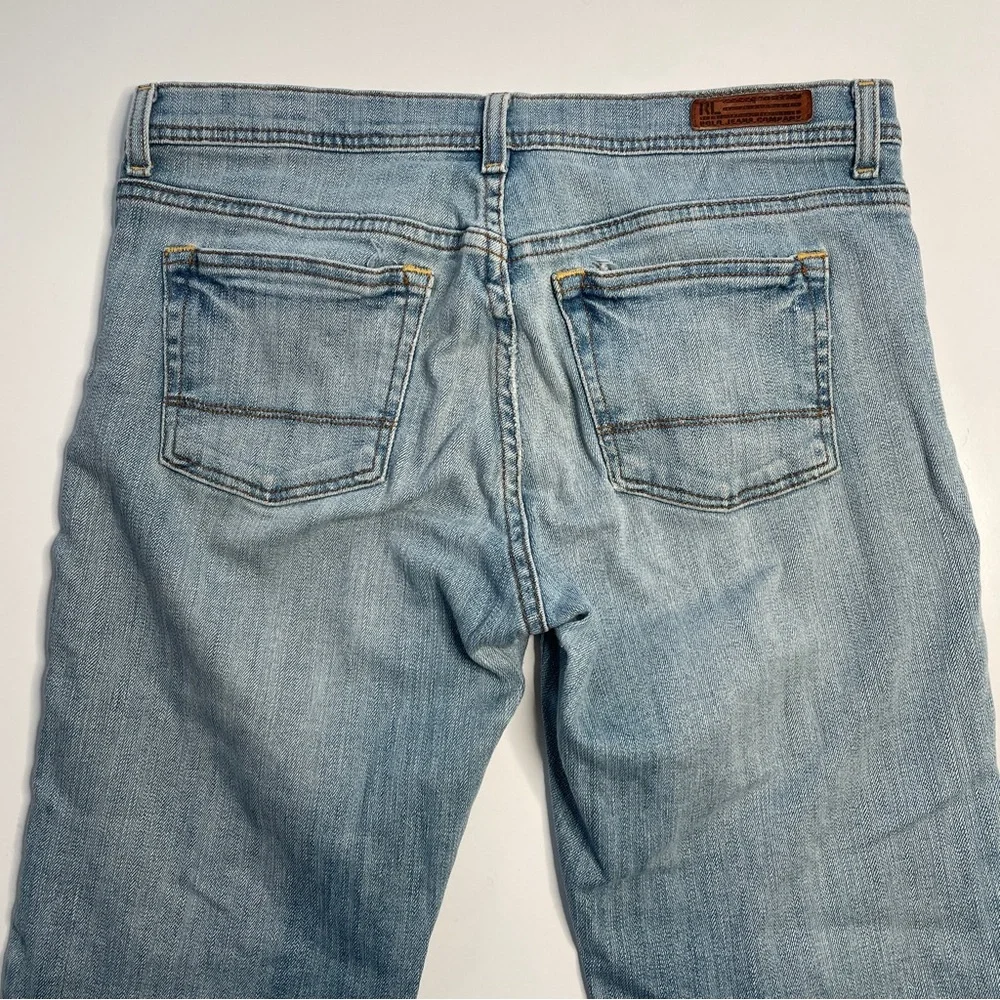 POLO‎ RALPH LAUREN Stretch Cropped Jean Womens 8 (32x22) Blue Stretch Straight